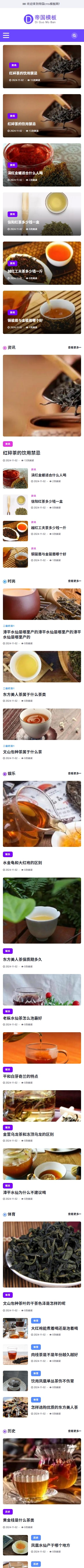 帝国cms自媒体响应式简洁大气博客内容网站模板_移动端首页